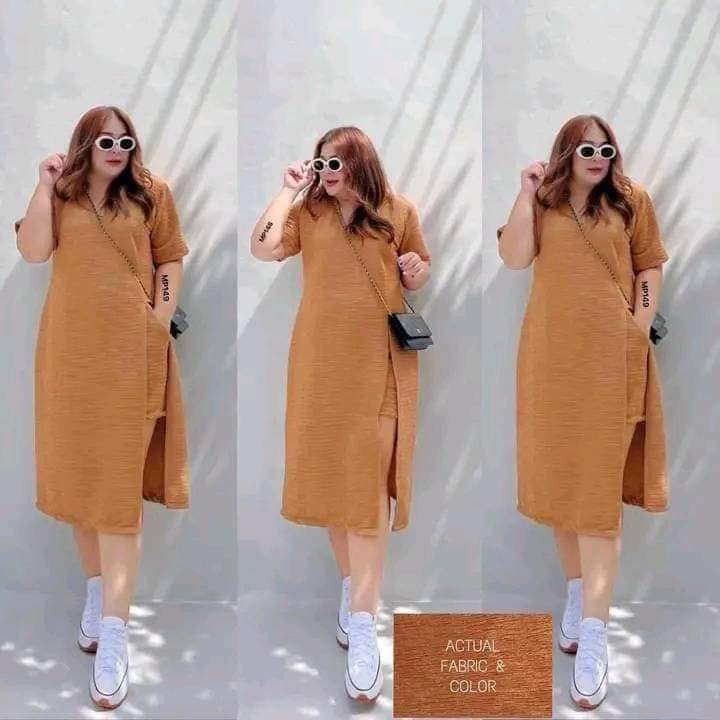🪆 2-in-1 PLUS SIZE DRESS with SHORTS — CAMILLE COORDINATES COLLECTION‼️