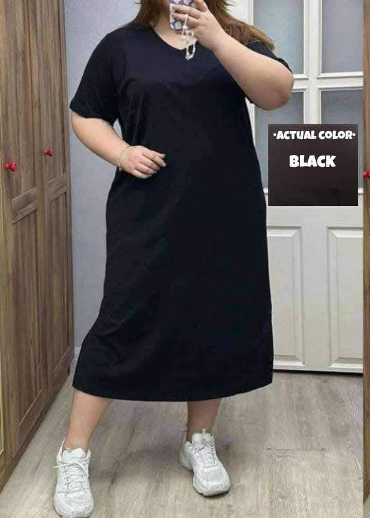 Trendy Pocket Perfect V-Neck Dress with Side pockets