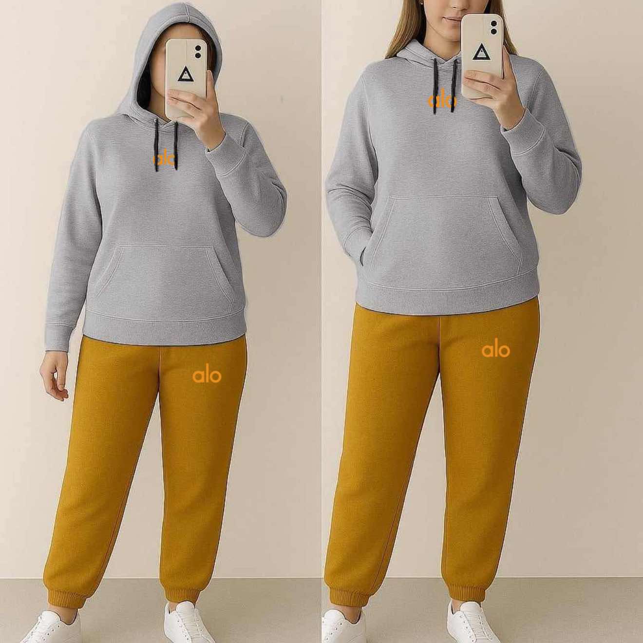 FREE SIZE RONA JOGGER & HOODIE SET