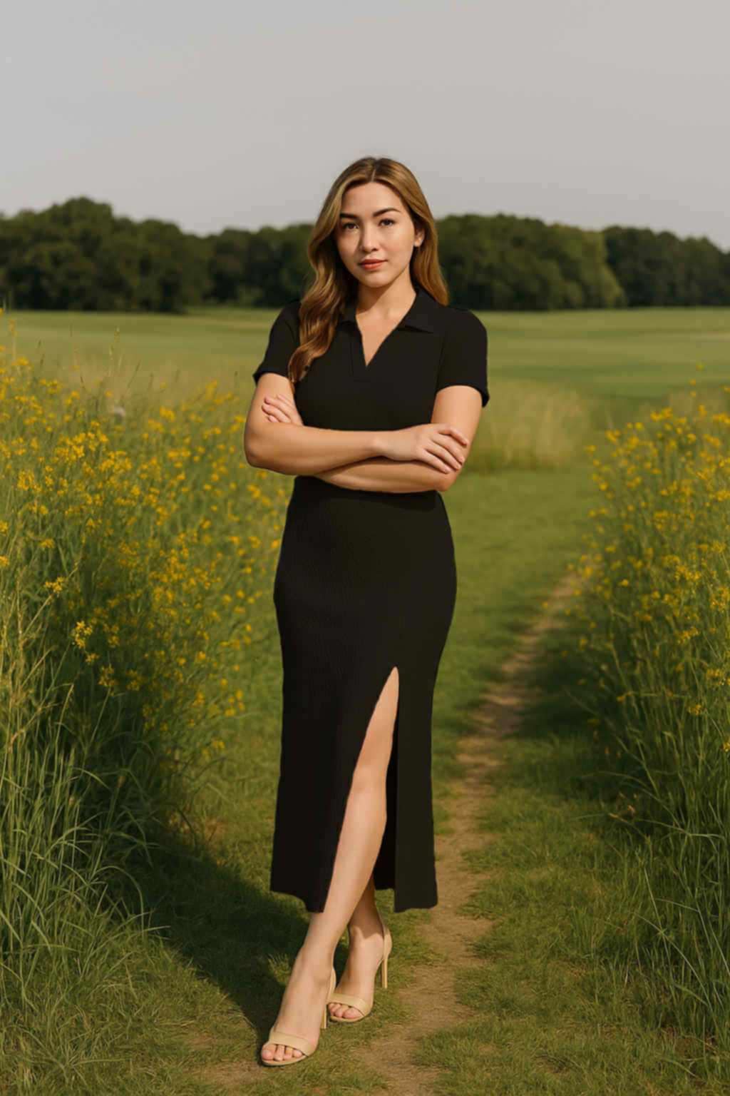 Edessa Long Dress – Effortless Style Meets Natural Comfor