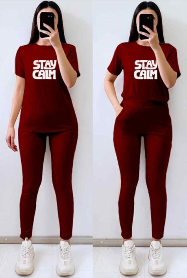 CAMI DAILYWEAR TERNO FOR GYM AND EXERCISE ~ COTTON SPANDEX FABRIC