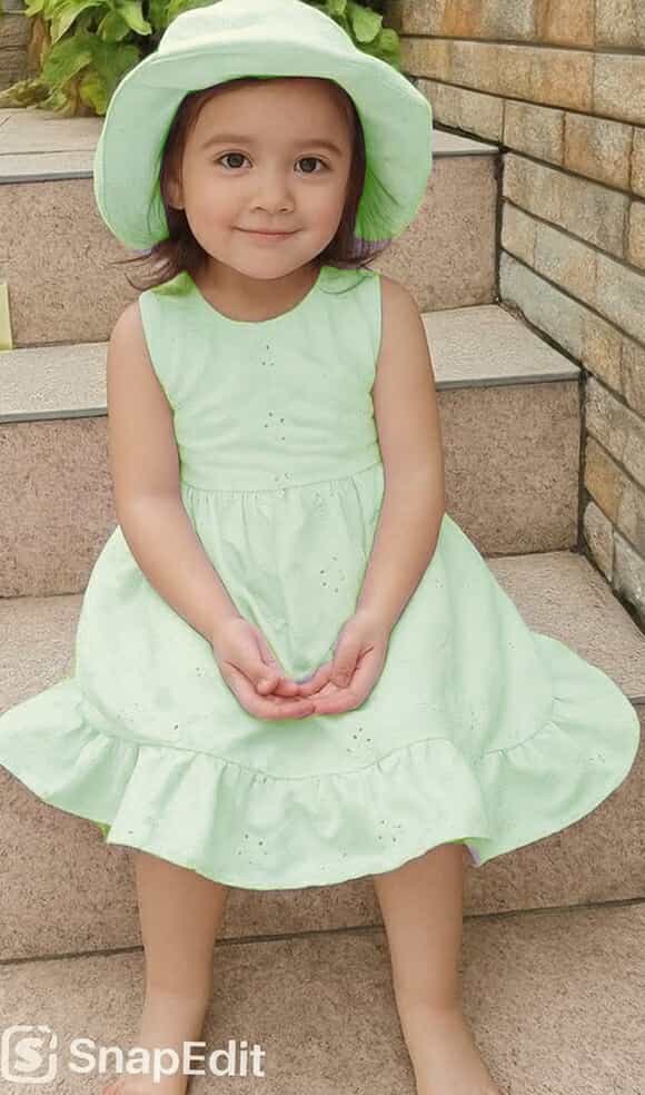 ZOEY Sando Ribbon Dress with Hat – Sweet, Stylish & Summer-Ready