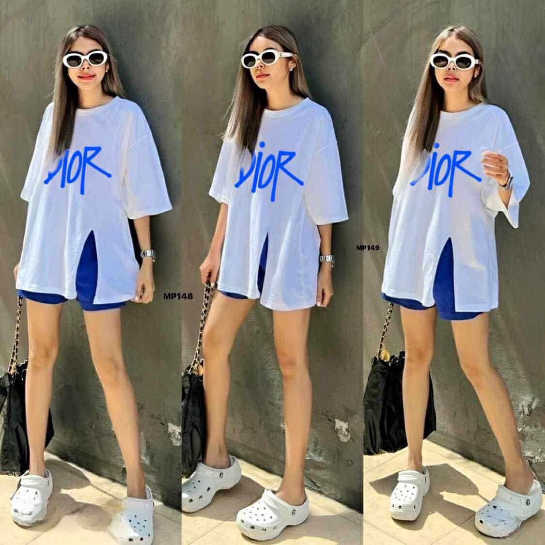 Women's Long Top with Side Slit Pair with Short | Printed | Casual Everyday Look