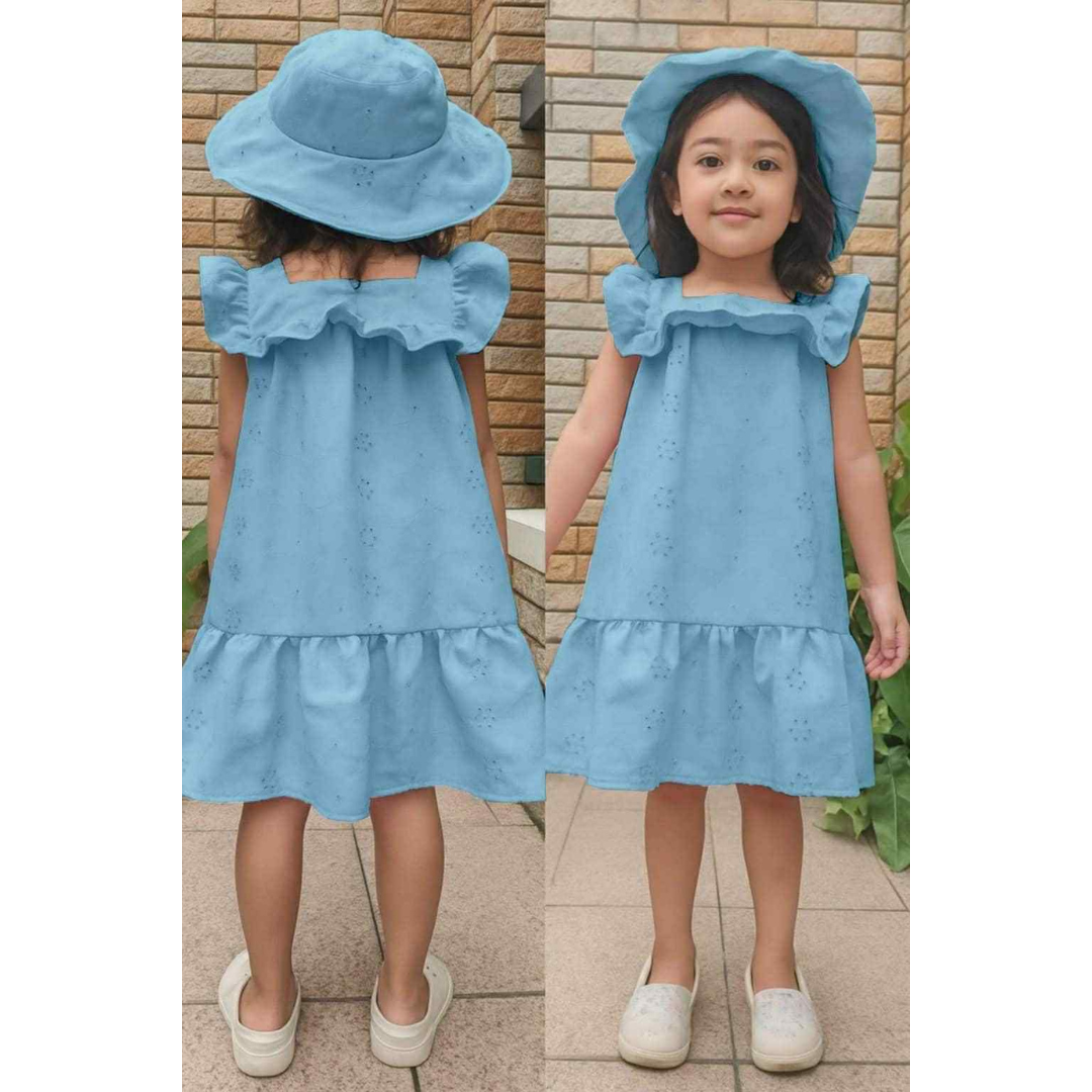 SABINA Party Dress Set with Hat – Adorable Elegance for Your Little One