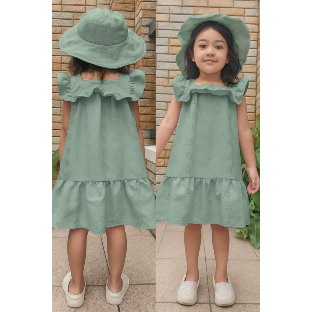 SABINA Party Dress Set with Hat – Adorable Elegance for Your Little One