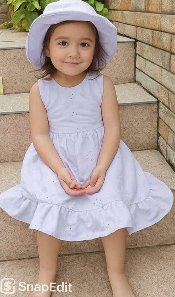 ZOEY Sando Ribbon Dress with Hat – Sweet, Stylish & Summer-Ready