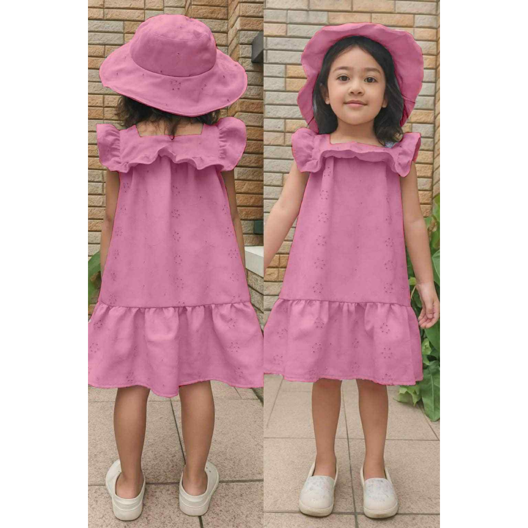 SABINA Party Dress Set with Hat – Adorable Elegance for Your Little One