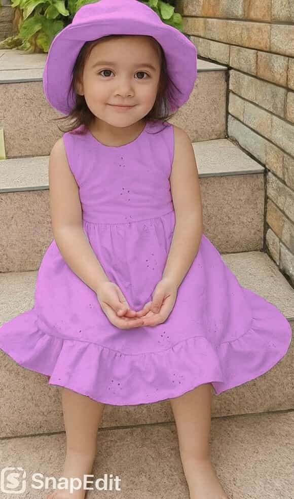 ZOEY Sando Ribbon Dress with Hat – Sweet, Stylish & Summer-Ready