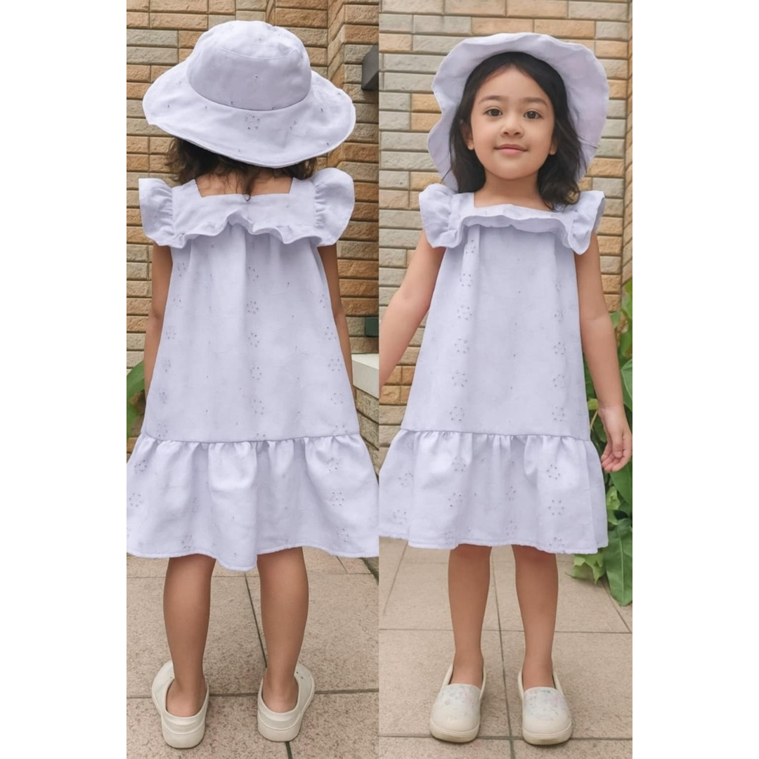 SABINA Party Dress Set with Hat – Adorable Elegance for Your Little One