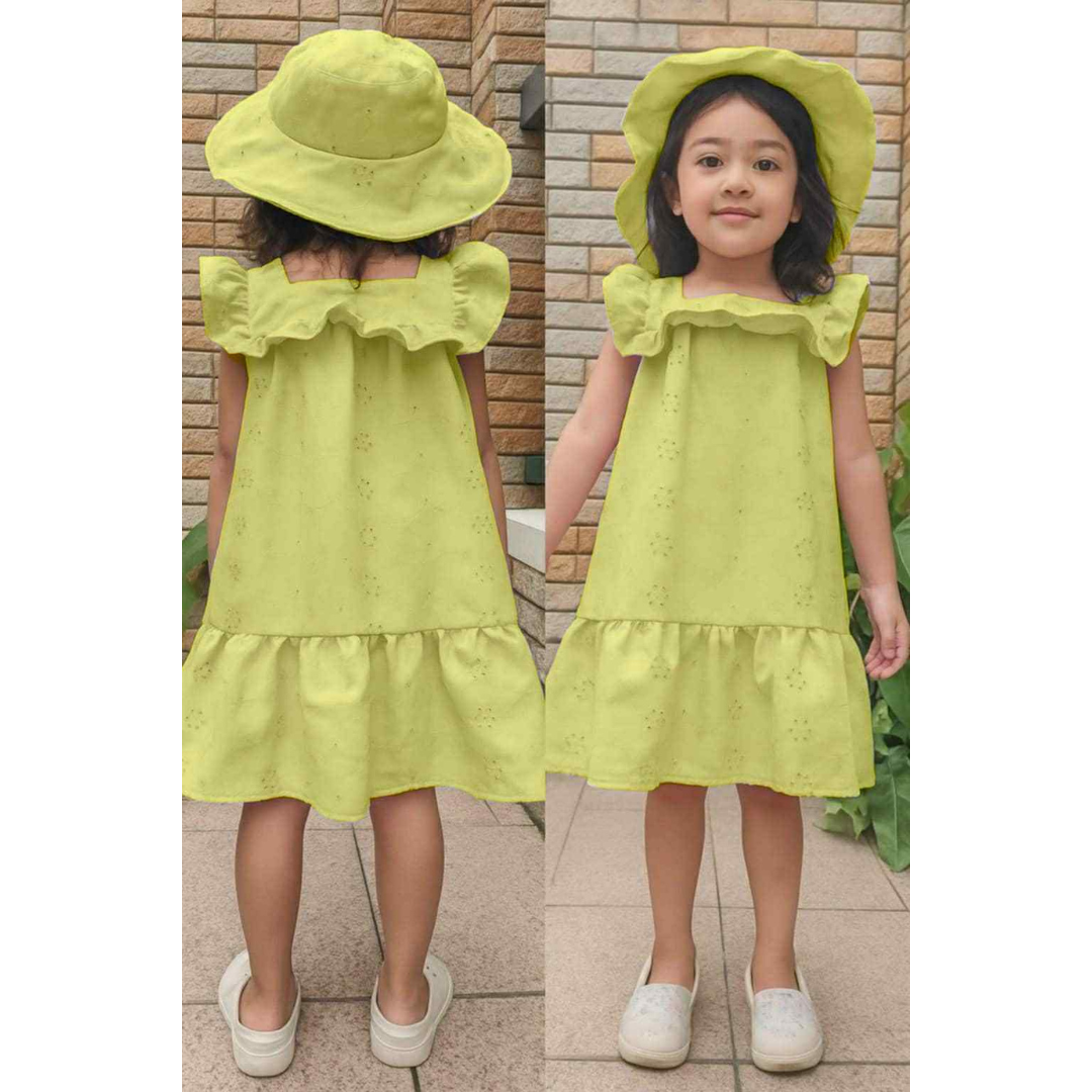 SABINA Party Dress Set with Hat – Adorable Elegance for Your Little One