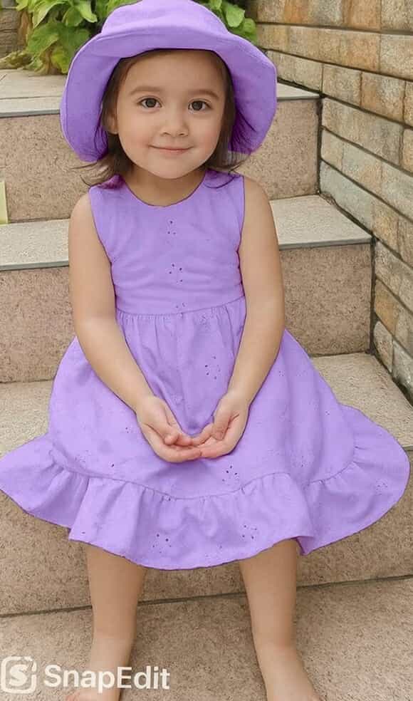 ZOEY Sando Ribbon Dress with Hat – Sweet, Stylish & Summer-Ready