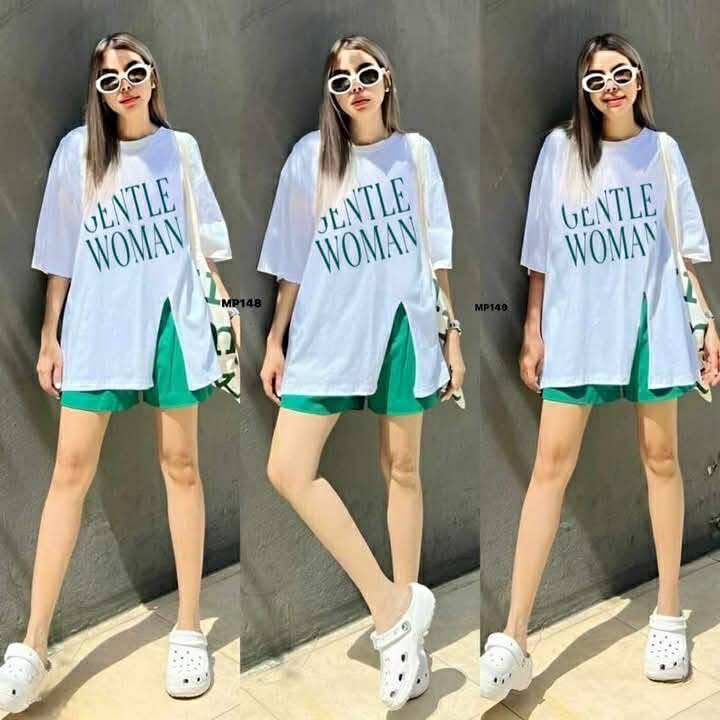 Women's Long Top with Side Slit Pair with Short | Printed | Casual Everyday Look