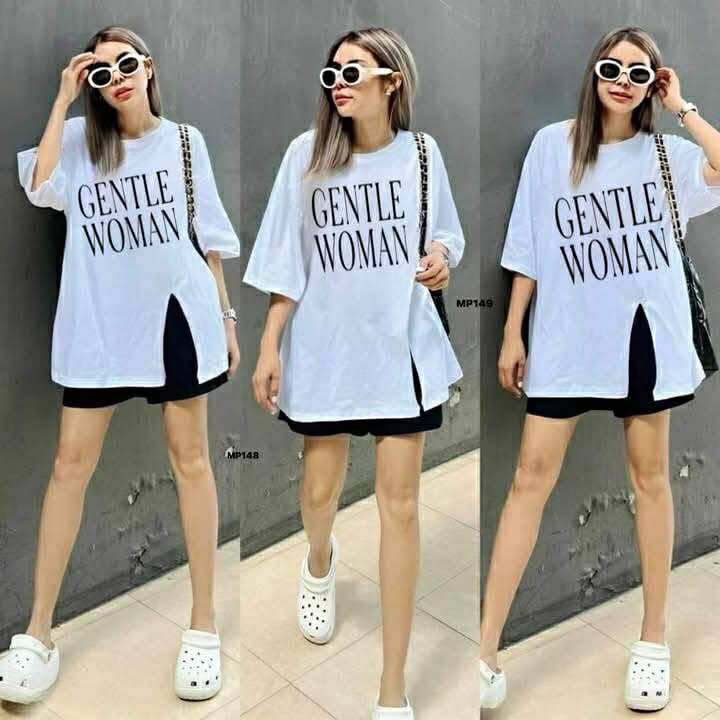 Women's Long Top with Side Slit Pair with Short | Printed | Casual Everyday Look