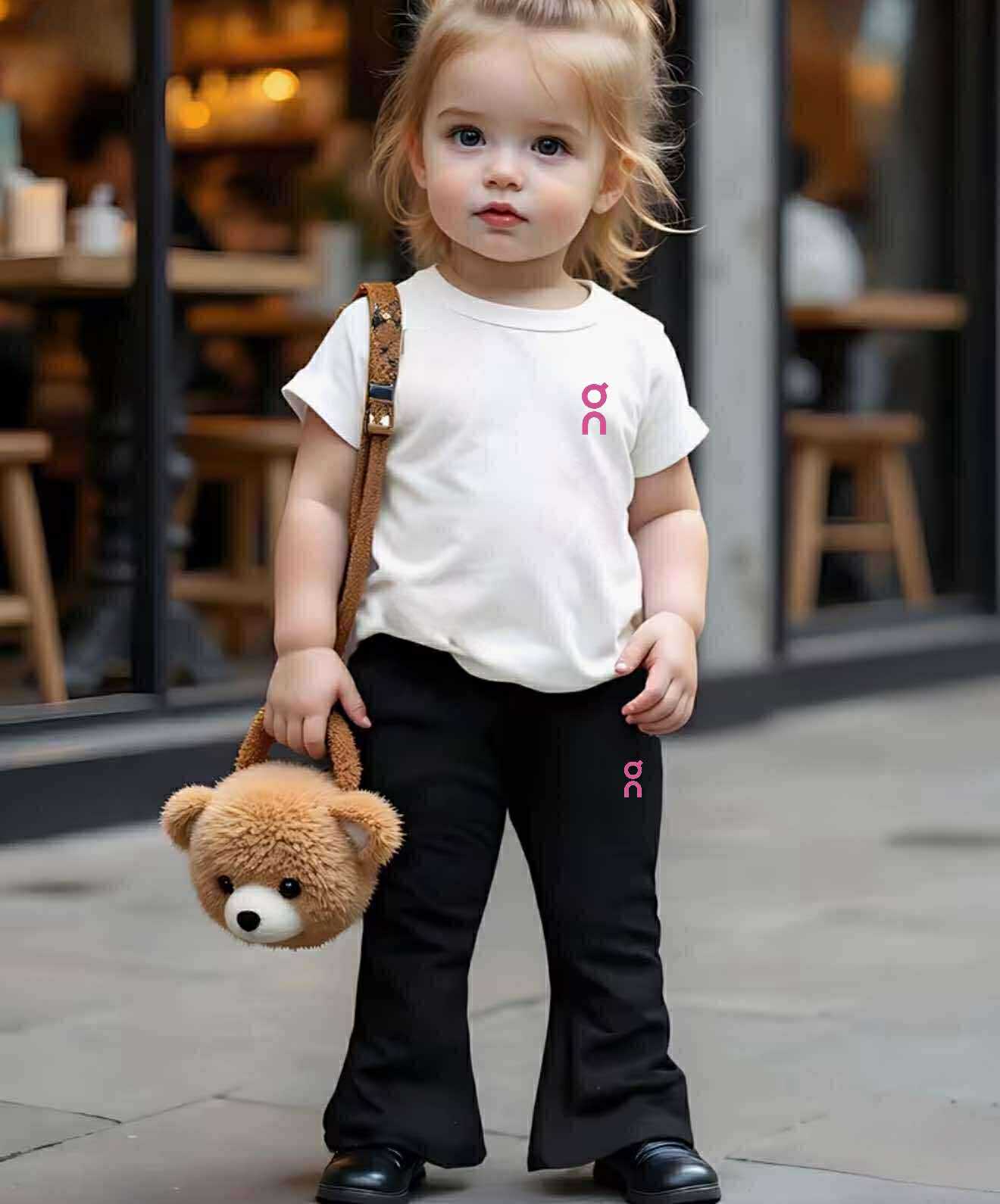 Yesha Kids Coord Set ~ Flare pants pair with Round Neck Shirt