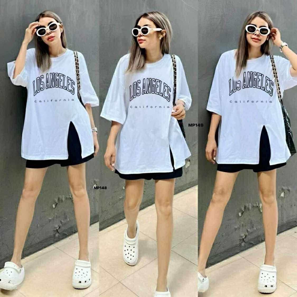 Women's Long Top with Side Slit Pair with Short | Printed | Casual Everyday Look