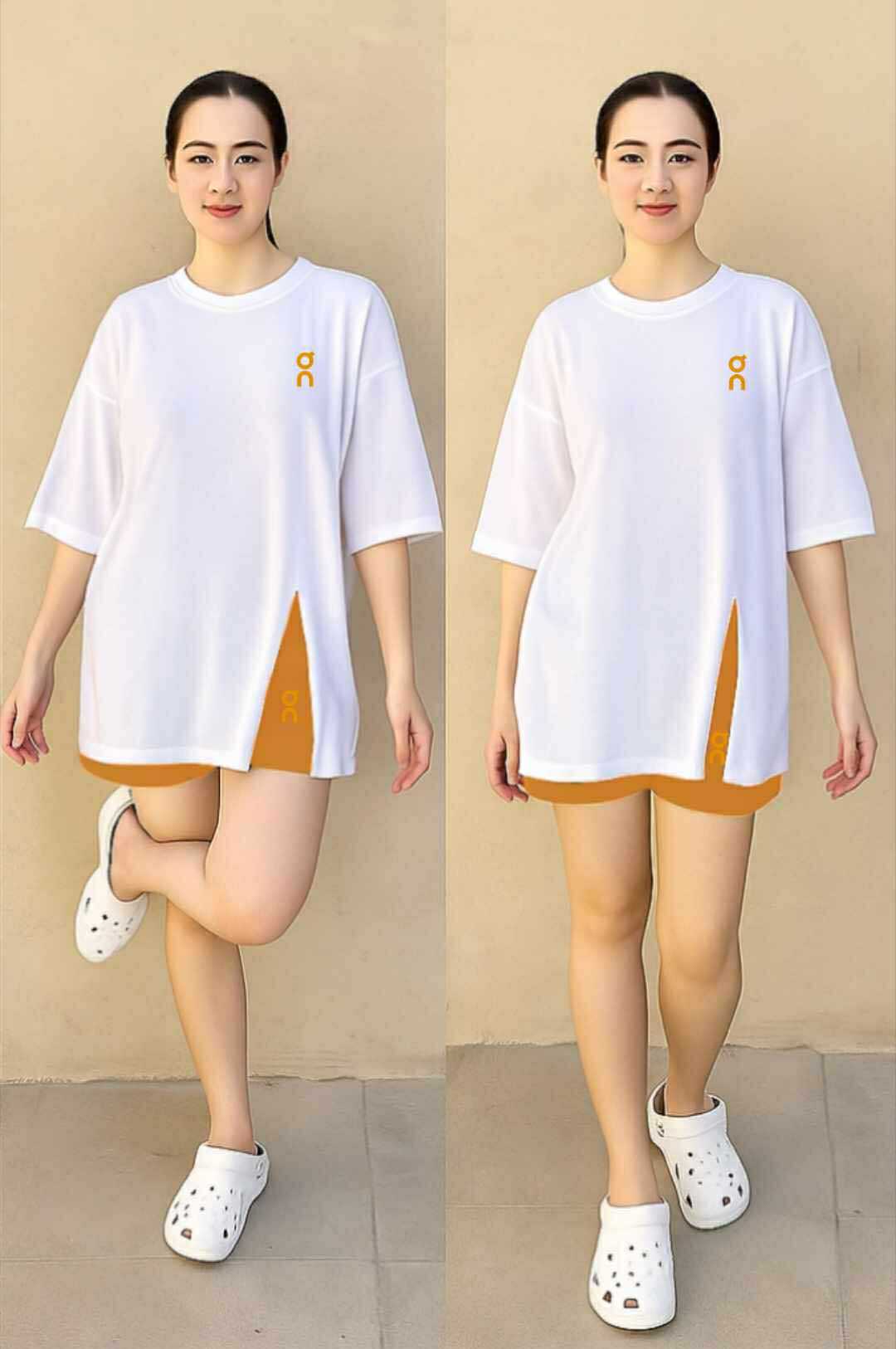 Women's Long Top with Side Slit Pair with Short | Printed | Casual Everyday Look