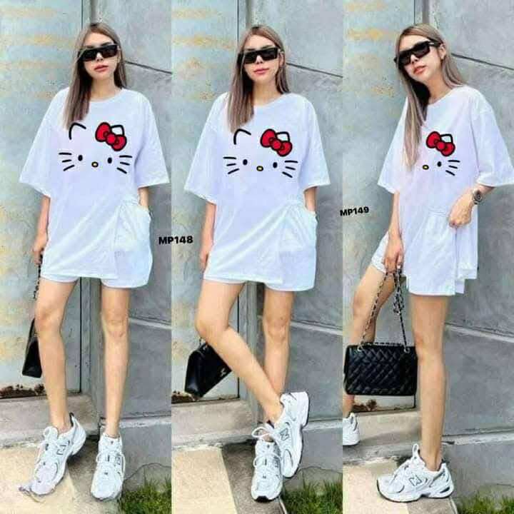 Women's Long Top with Side Slit Pair with Short | Printed | Casual Everyday Look