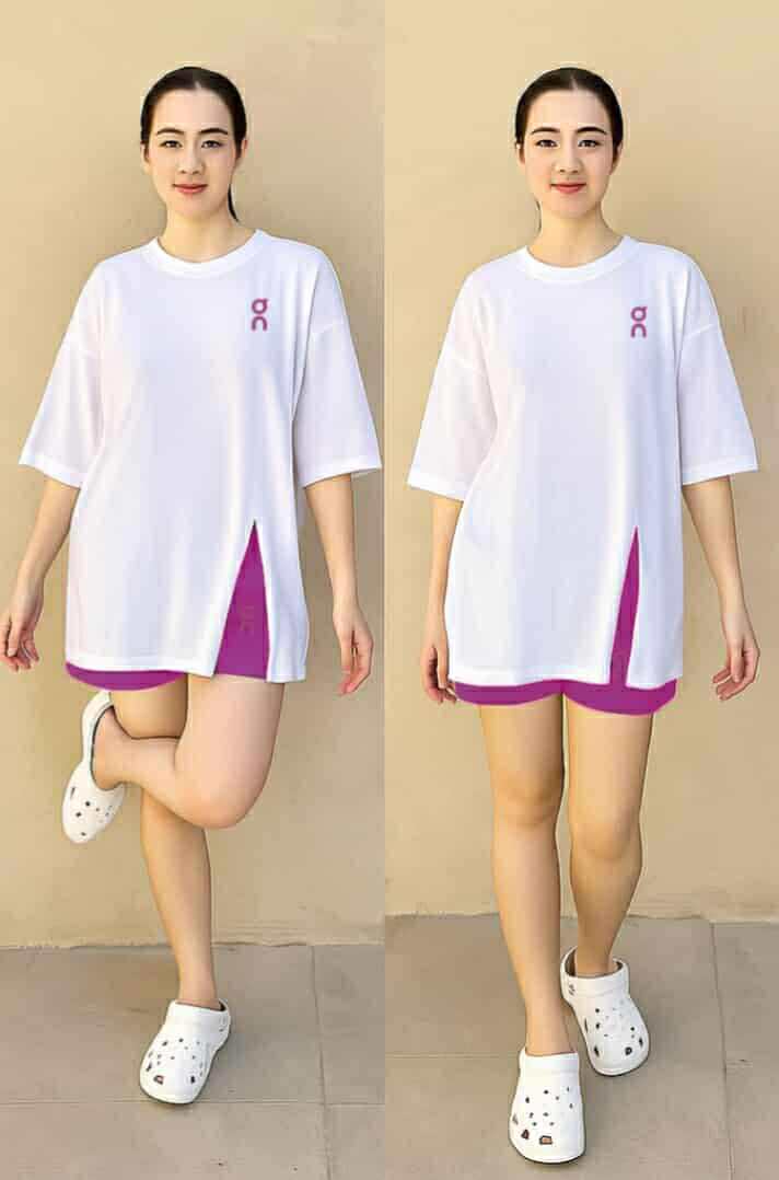 Women's Long Top with Side Slit Pair with Short | Printed | Casual Everyday Look