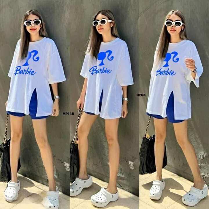 Women's Long Top with Side Slit Pair with Short | Printed | Casual Everyday Look