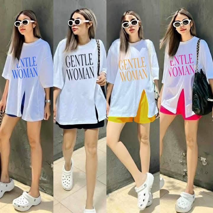 Women's Long Top with Side Slit Pair with Short | Printed | Casual Everyday Look