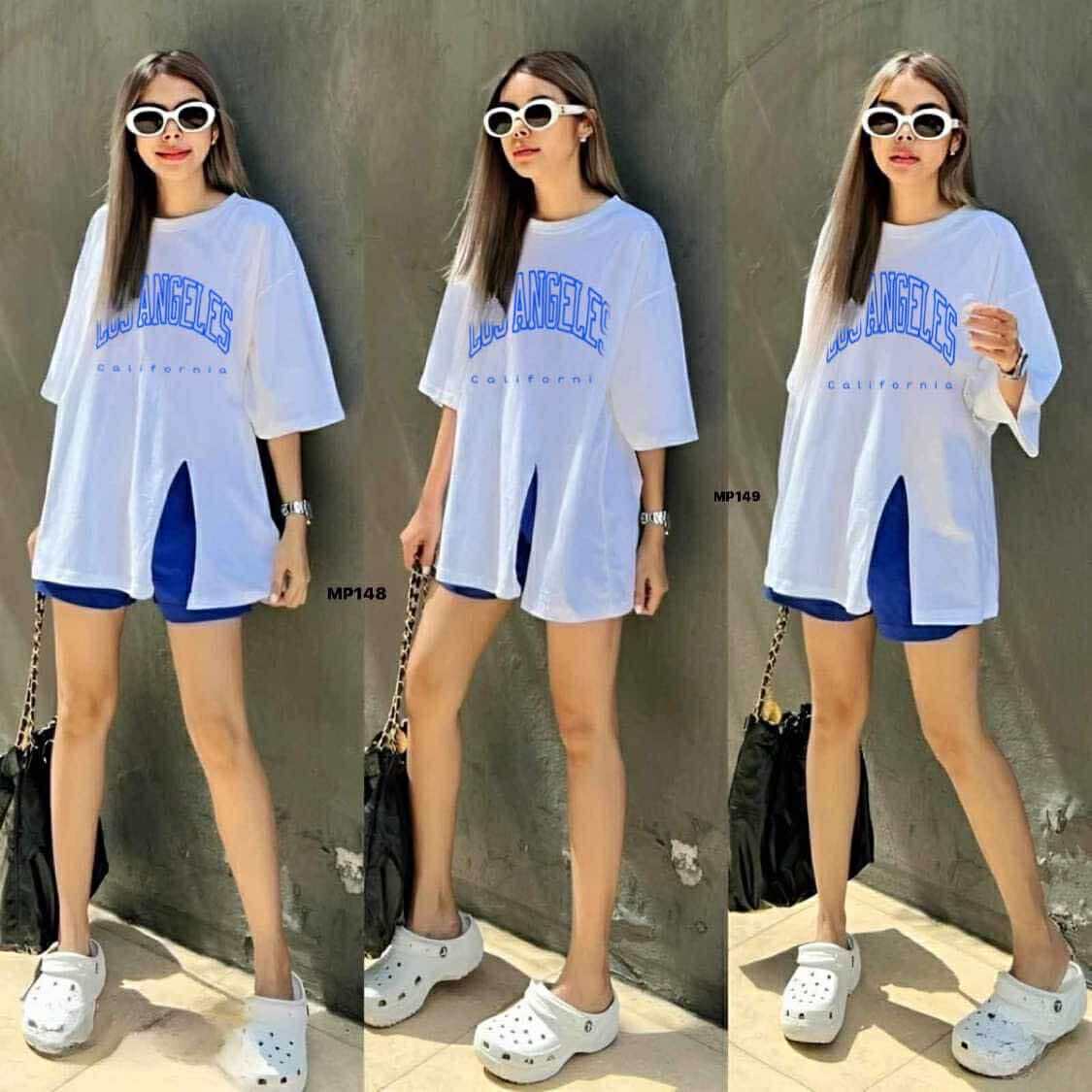 Women's Long Top with Side Slit Pair with Short | Printed | Casual Everyday Look