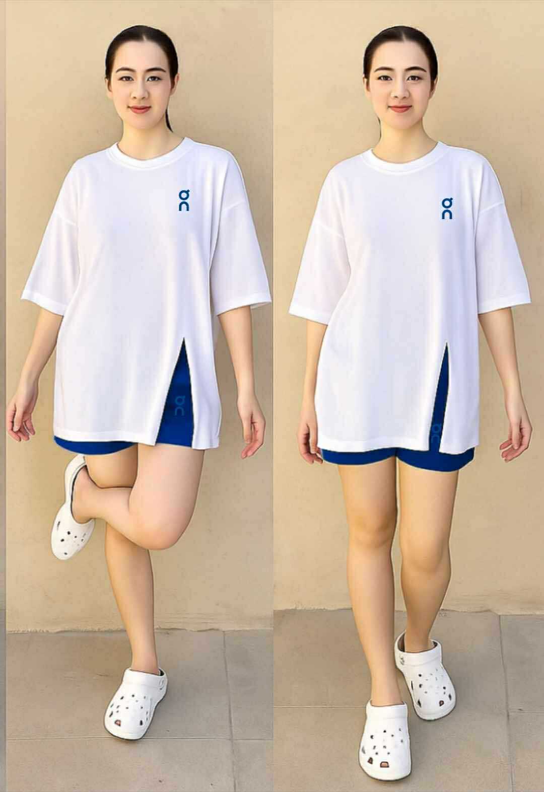 Women's Long Top with Side Slit Pair with Short | Printed | Casual Everyday Look