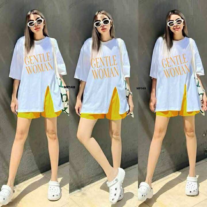 Women's Long Top with Side Slit Pair with Short | Printed | Casual Everyday Look