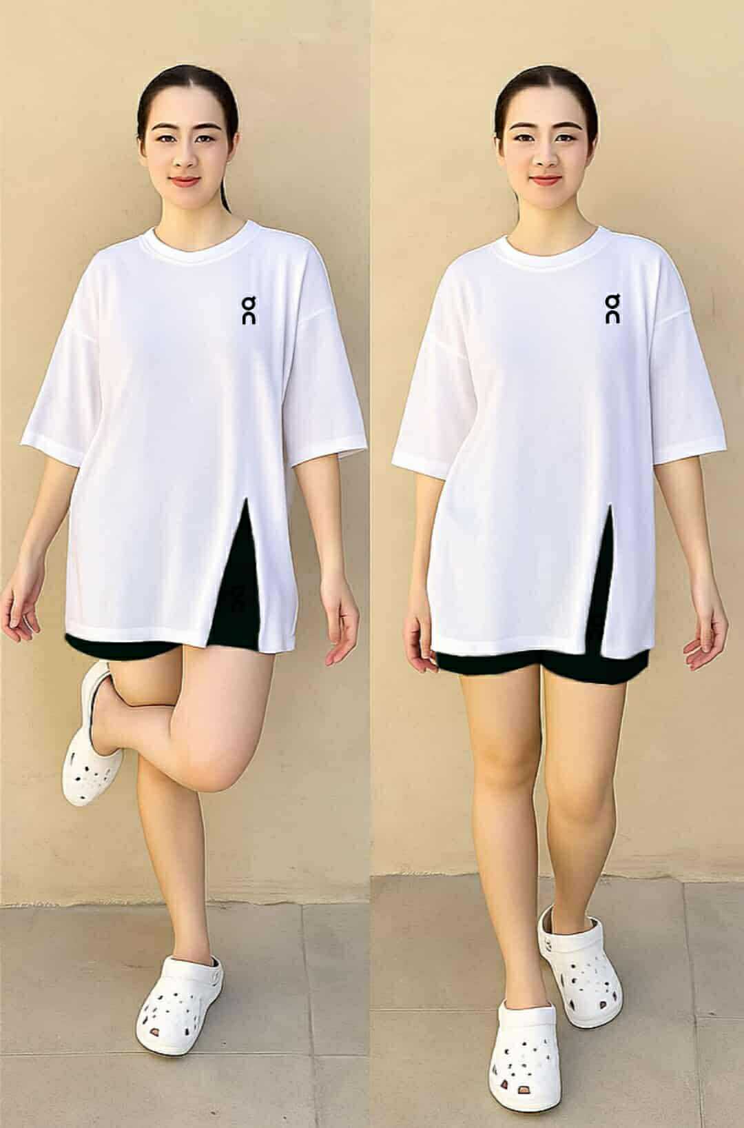 Women's Long Top with Side Slit Pair with Short | Printed | Casual Everyday Look