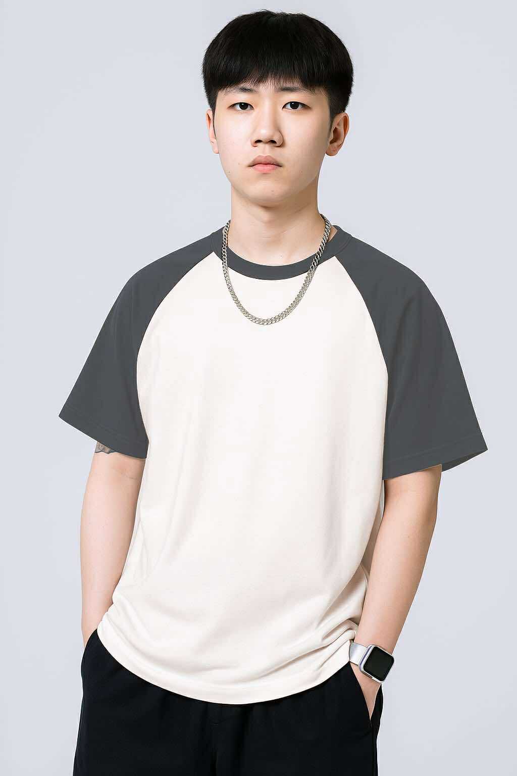 Miguel Raglan T-Shirt - Premium Cotton - Available in Medium & XL -
