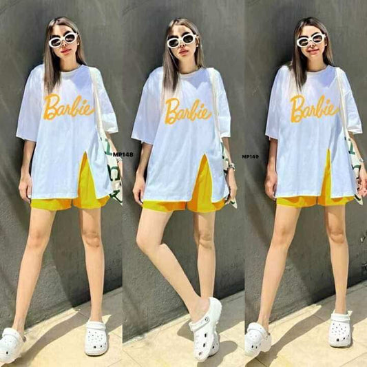 Women's Long Top with Side Slit Pair with Short | Printed | Casual Everyday Look