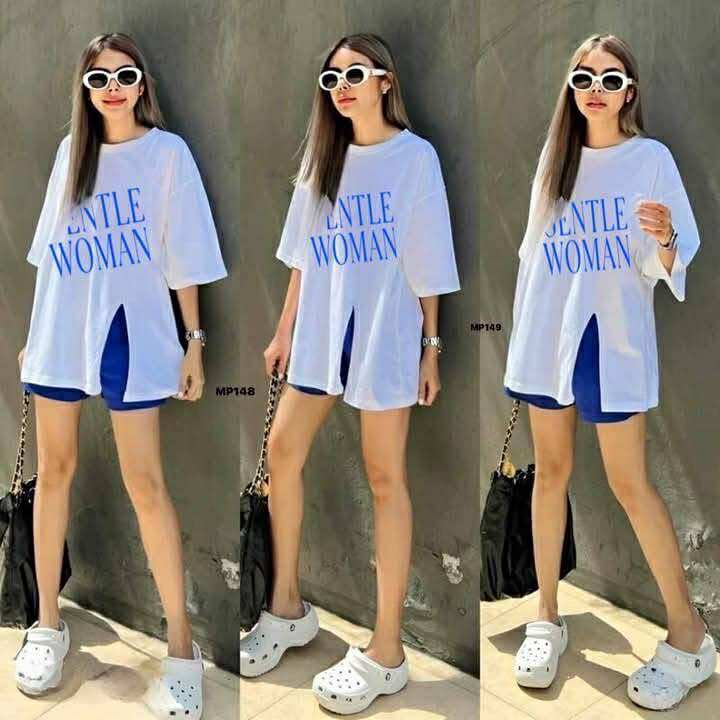 Women's Long Top with Side Slit Pair with Short | Printed | Casual Everyday Look