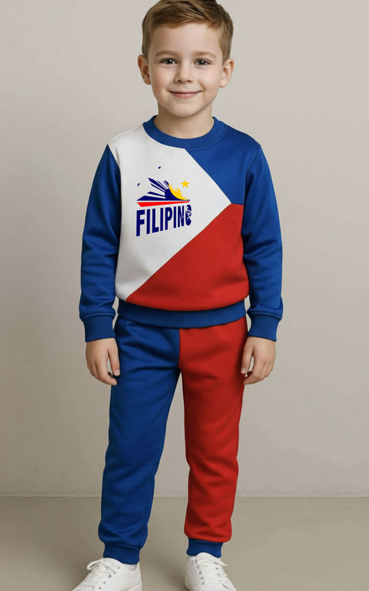 Pilipinas Tricolor United Nations Costume for Kids – Unisex Boys with size-Best Seller Cultural & School Event Attire