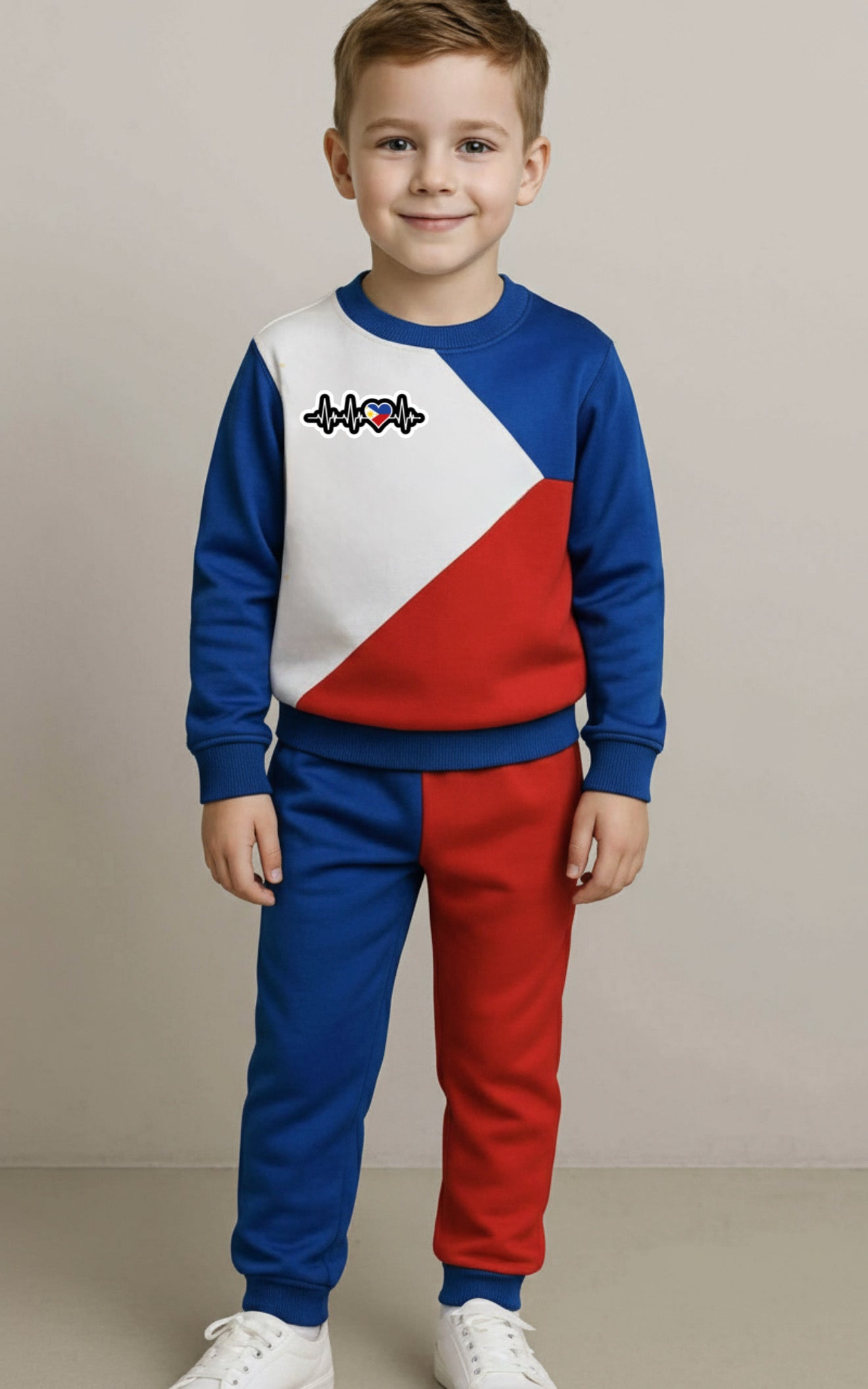 Pilipinas Tricolor United Nations Costume for Kids – Unisex Boys with size-Best Seller Cultural & School Event Attire